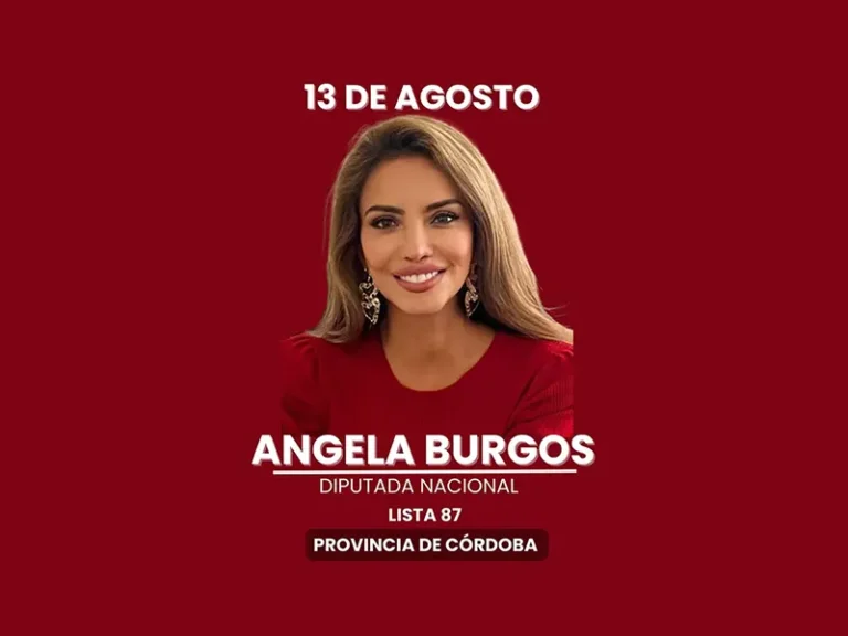 Dra. Angela Burgos, primera mujer extranjera en la historia de la Argentina en postularse como Diputada Nacional encabezando lista